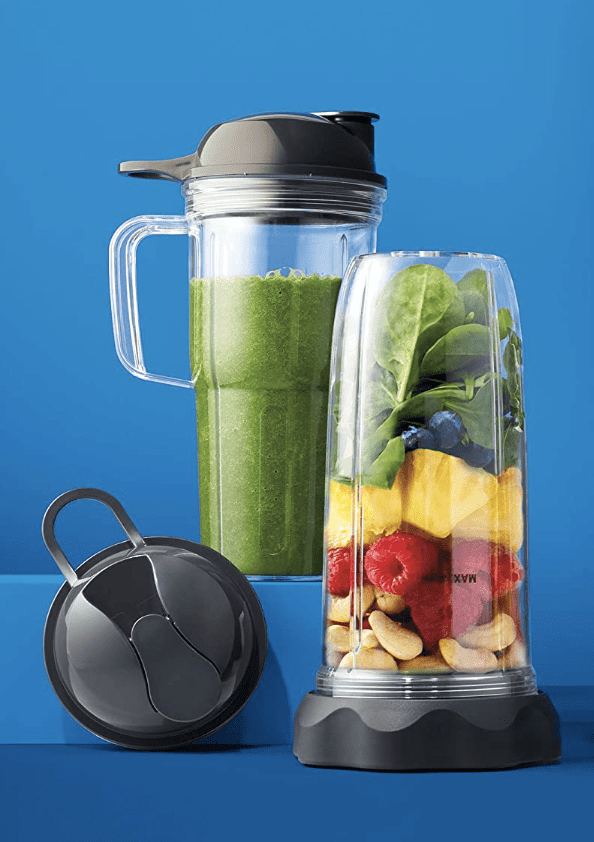 Quiet blender with blending cups
Cup with ready-to-drink smoothie

