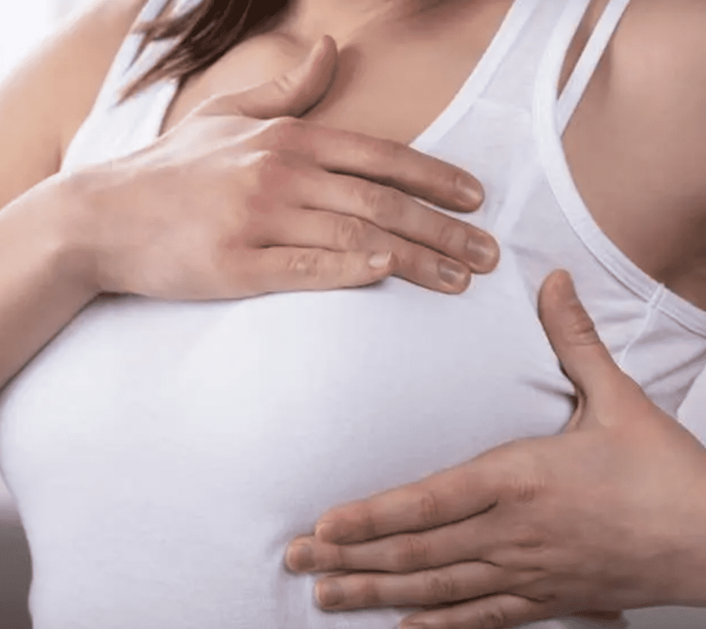 Pump or hand-express breast milk before breastfeeding.