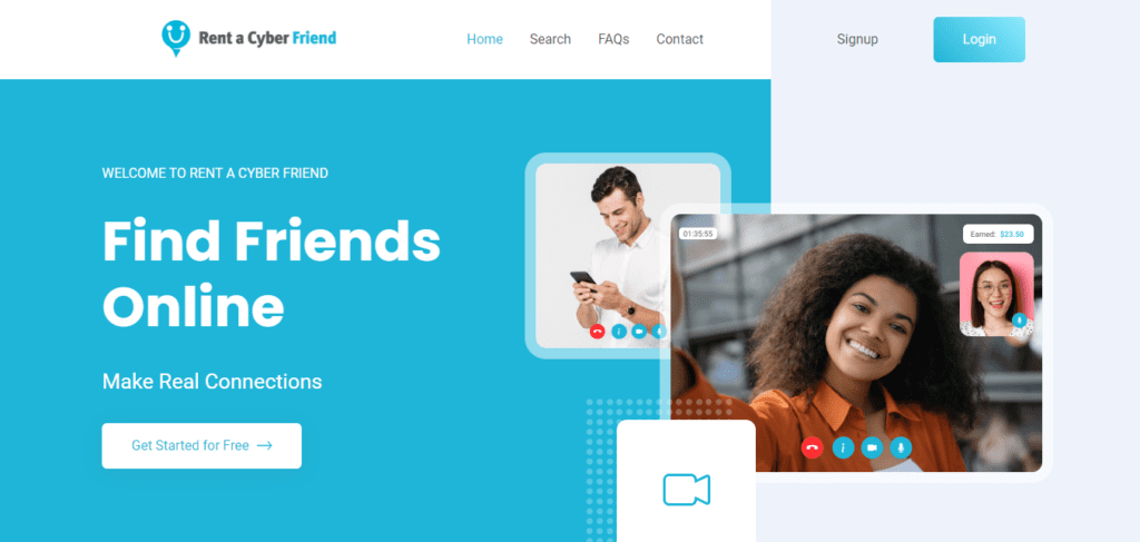 Rent a cyber friend |  get paid to be a virtual freind